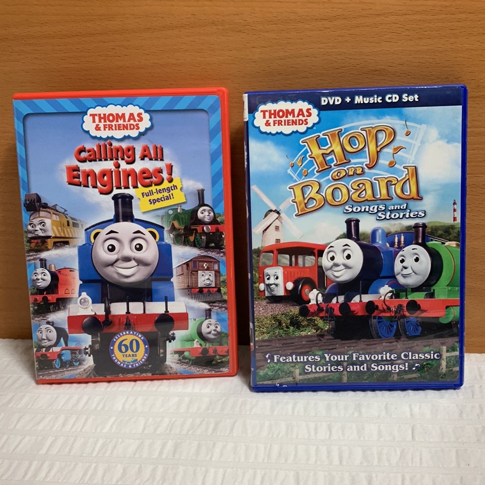 Thomas & Friends Feature DVD, Sing-Along DVD & Music CD